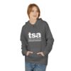 TSA Unisex Softstyle Fleece Hoodie - White Logo - Image 11