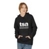 TSA Unisex Softstyle Fleece Hoodie - White Logo - Image 7