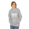 TSA Unisex Softstyle Fleece Hoodie - White Logo - Image 3