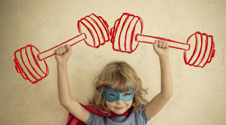 Superhero Fundraising Kid