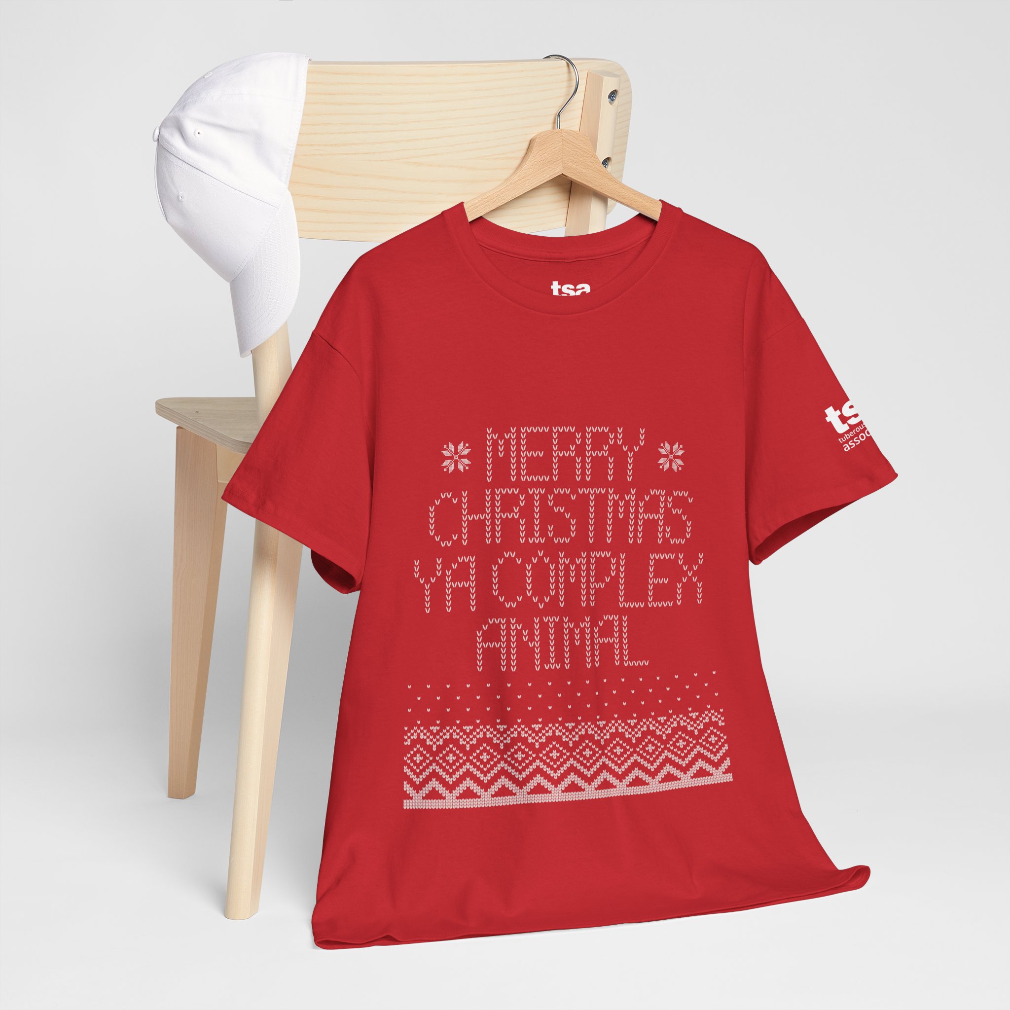 TSA Unisex Heavy Cotton Tee - Merry Christmas - Image 5