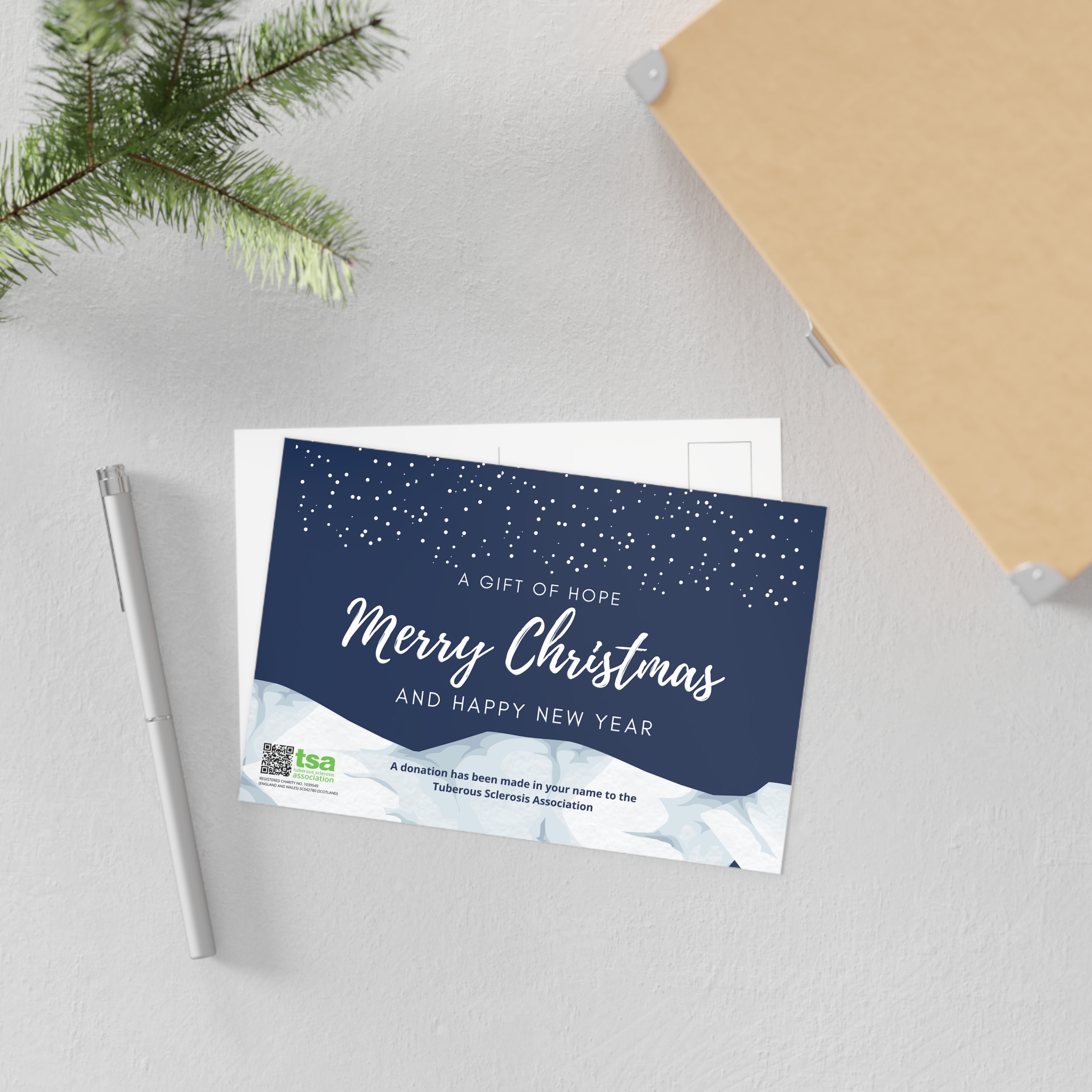 TSA Donation Postcard - Christmas Snow - Image 3