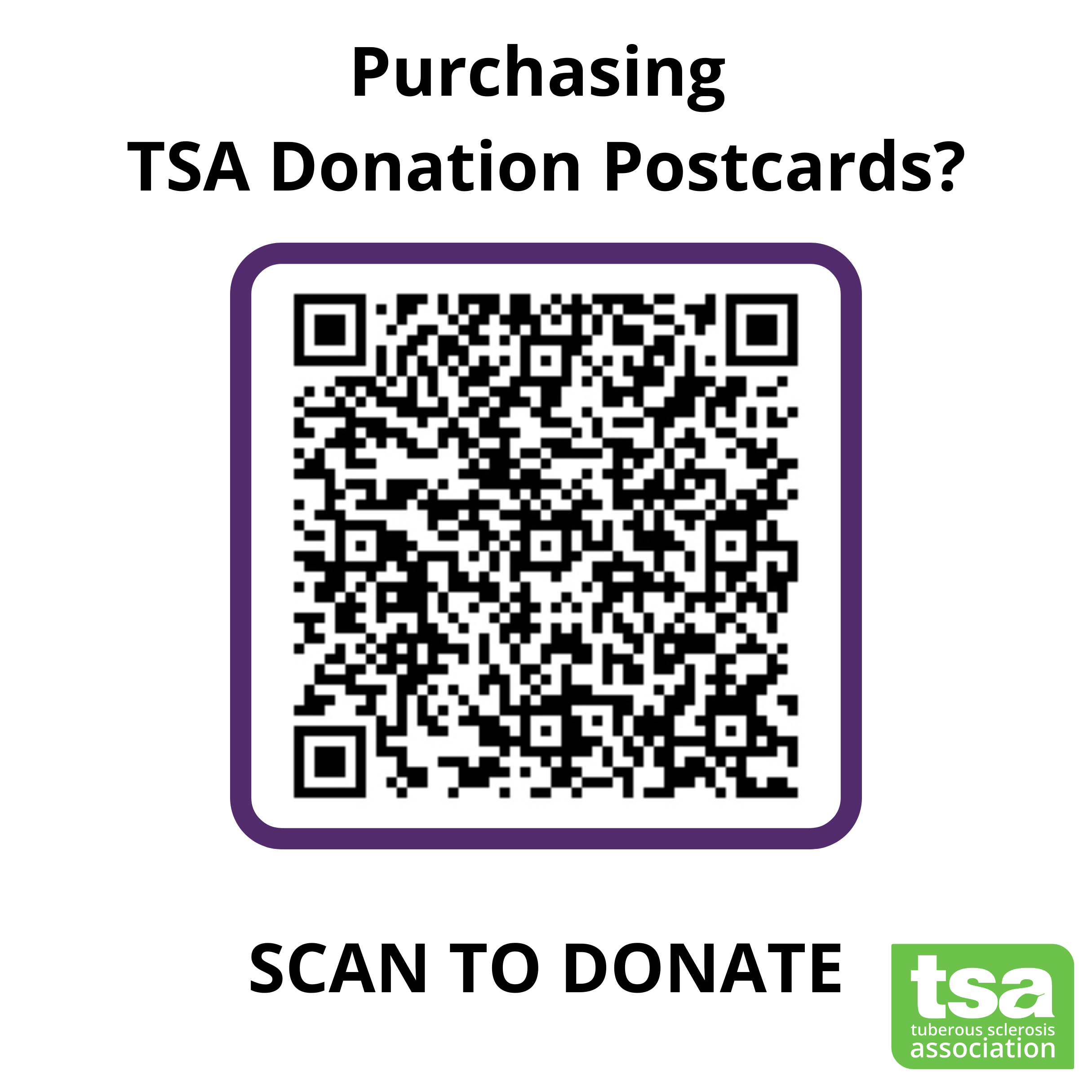 TSA Donation Postcard - Gift Bow Green - Image 5