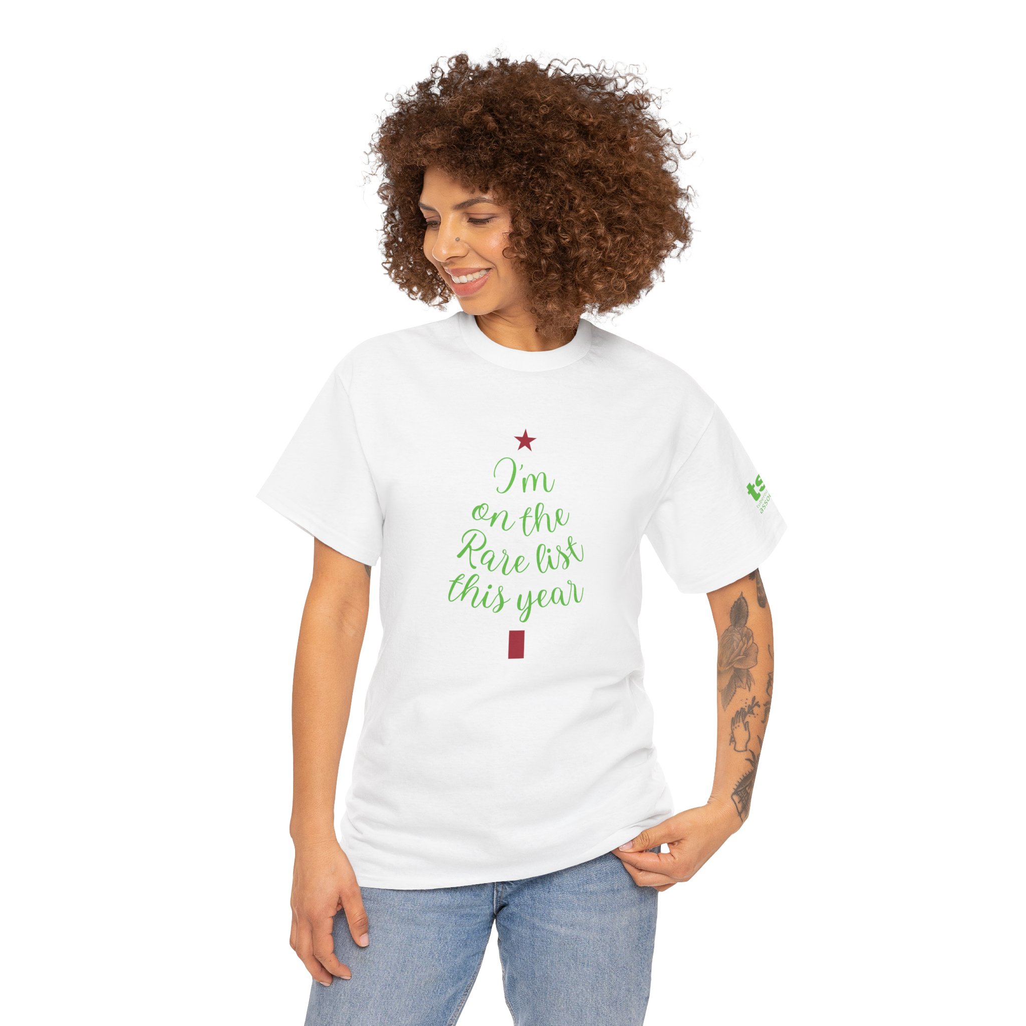TSA Unisex Heavy Cotton Tee - Christmas Tree - Image 4