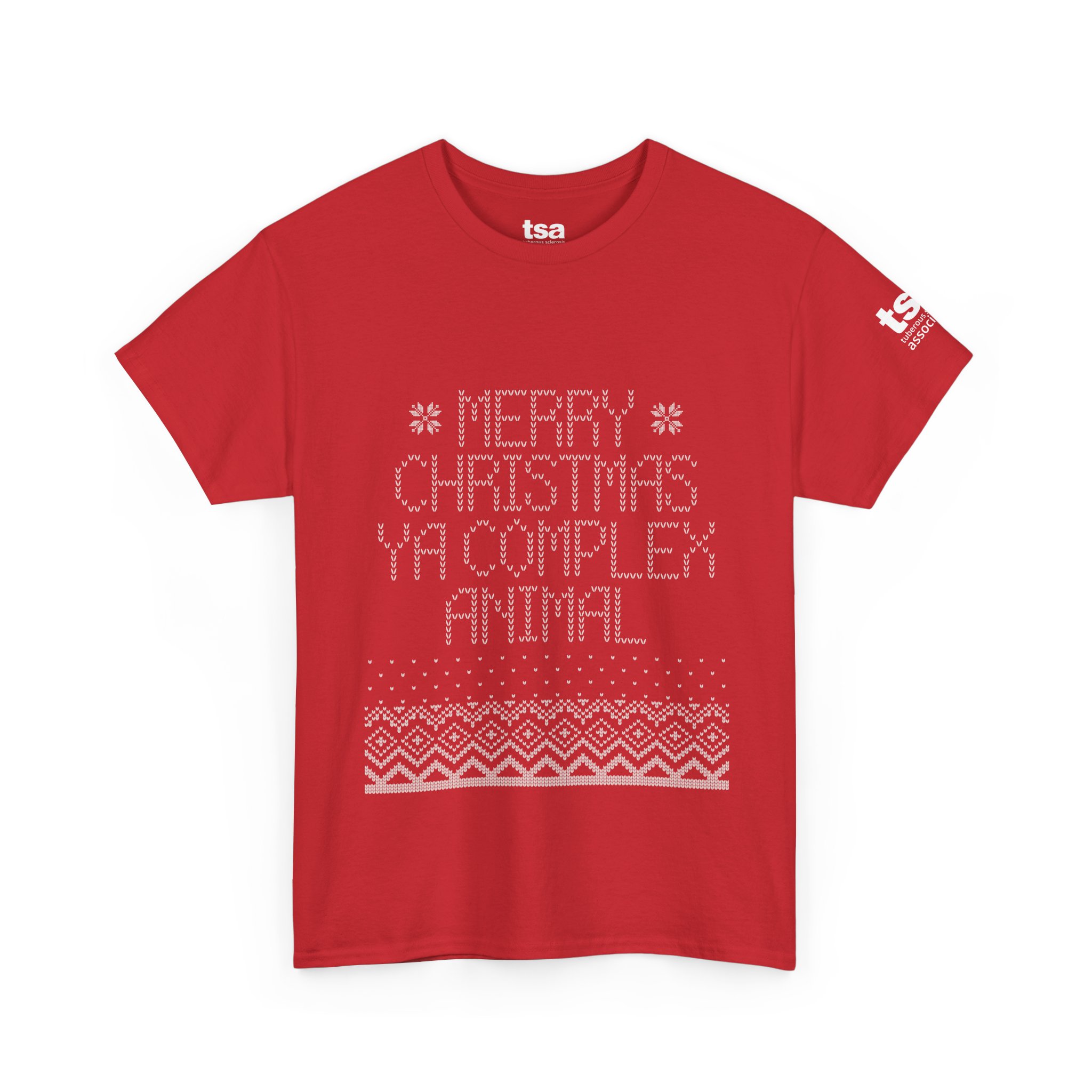 TSA Unisex Heavy Cotton Tee - Merry Christmas - Image 3
