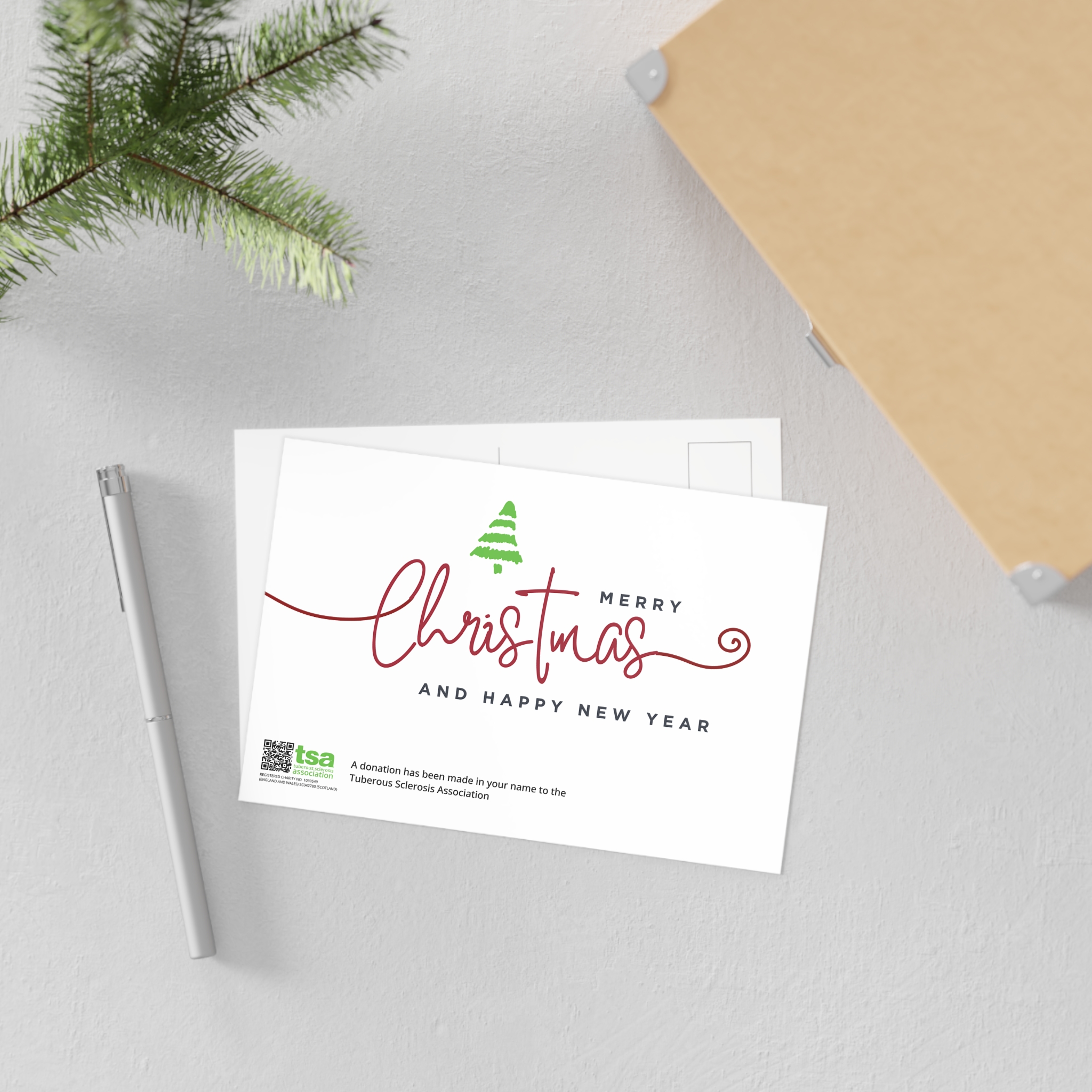 TSA Donation Postcard - Christmas Writing - Image 3