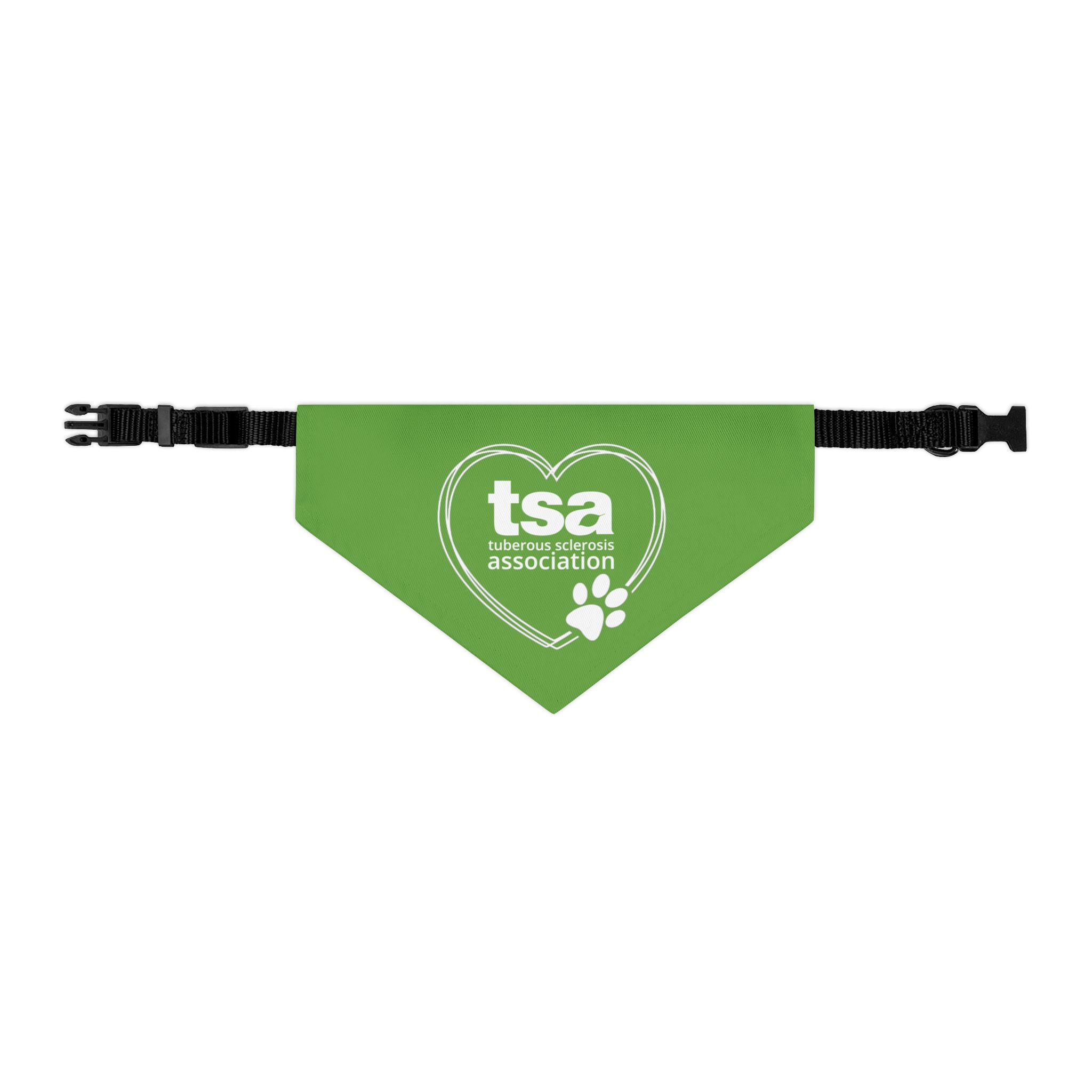 TSA Pet Bandana Collar Green - Image 3